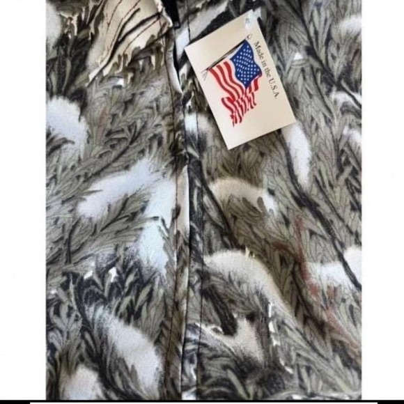 New men's large insulated Snow Flurry Camouflage Hunting Jacket USA‎ Made - Picture 2 of 7